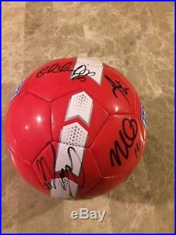 USWNT 2015 World Cup Signed USA Supporters Soccer Ball Morgan, Harris, Rapinoe