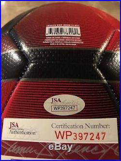 USWNT Christen Press Signed Soccer Ball Press Lot JSA Authenticated