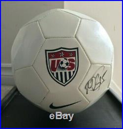 USWNT FIFA World Cup Megan Rapinoe autographed soccer ball with COA