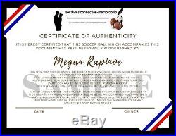 USWNT Megan Rapinoe Seattle Reign Signed Autographed USA Soccer Ball Proof COA