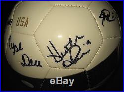 Uswnt Us Womens National Team USA Signed Soccer Ball Proof Coa Jsa Abby Wambach