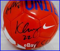 US Women's Autographed Full Size Team USA Nike Soccer Ball with 8 Signatures- JSA