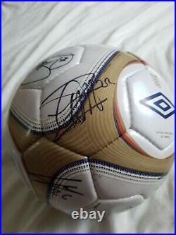 Umbro DYNAMIS LSR PRO Official MATCHBALL FA cup 2008 2009 signed used in a game@