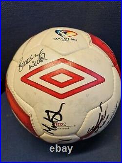 Umbro neo 2 Soccer Aid match ball signed by teams fifa approved