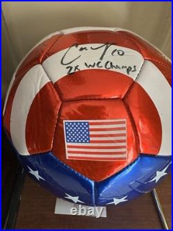 United States Autographed Soccer Ball JSA Authenticated'2x WC Champs' Original
