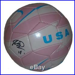 United States MEGAN RAPINOE Reign SIGNED Autographed Pink USA SOCCER Ball Proof