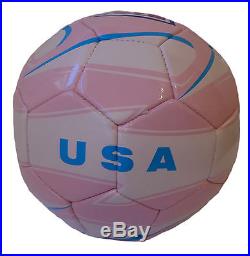 United States Megan Rapinoe Reign Signed Autographed Pink USA Soccer Ball Proof