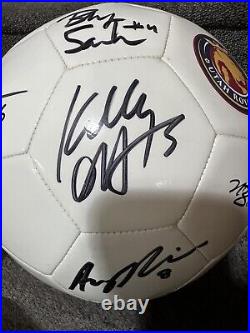 Utah Royals FC 2018 Team Signed Ball O'Hara Sauerbrunn LaBonta Rodriguez