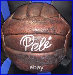VINTAGE Pele Hand Signed Autographed Soccer Ball With PSA/DNA COA