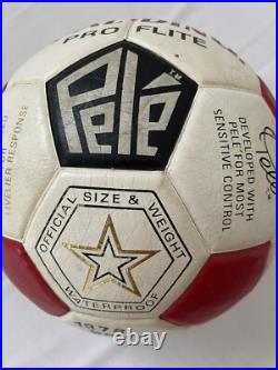 VTG 1978 Spalding Pelé Pro Flite Soccer Ball Multi Signed Korea Size 5 Rare