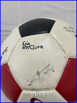 VTG 1978 Spalding Pelé Pro Flite Soccer Ball Multi Signed Korea Size 5 Rare