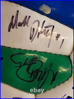 VTG 1990s Mitre MLS Soccer Ball Signed Tampa Bay Mutiny / Rowdies Autographs