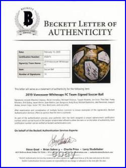 Vancouver Whitecaps FC Signed MU Kick Childhood Cancer Ball & 19 Sigs 58975