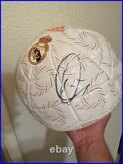 Vinicius Junior Real Madrid Autographed Soccer Ball