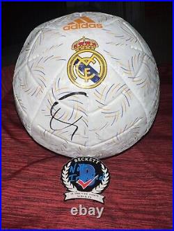 Vinicius Junior Signed Official Real Madrid Soccer Ball Superstar Beckett