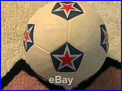 Vintage 1976 NASL Portland Timbers Signed Soccer Ball SB4000 (14) Adidas ARMY OR