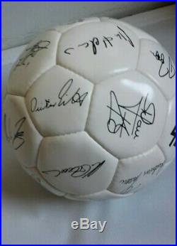 Vintage 1990 Germany World Cup Champions Signed Printed Signatures Soccer Ball