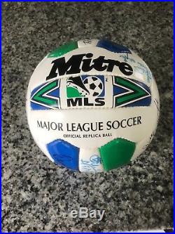 Vintage 1996 Kansas City Wiz Inaugural Season Autographed Soccer Ball