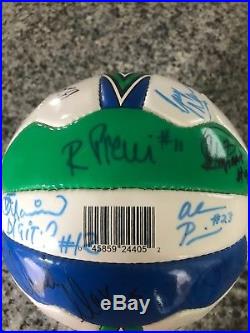 Vintage 1996 Kansas City Wiz Inaugural Season Autographed Soccer Ball