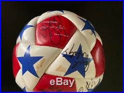 Vintage Buffalo Blizzard Official NSPL Soccer Ball Autographed by Team