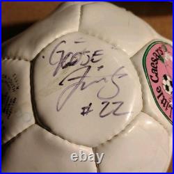 Vintage Detroit Rockers Signed Soccer Balls Lot NPSL Indoor Goose Finnerty Rare