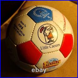 Vintage Detroit Rockers Signed Soccer Balls Lot NPSL Indoor Goose Finnerty Rare