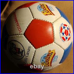Vintage Detroit Rockers Signed Soccer Balls Lot NPSL Indoor Goose Finnerty Rare