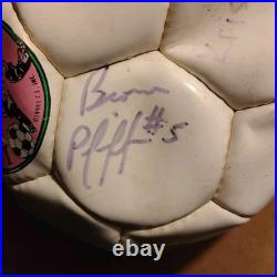 Vintage Detroit Rockers Signed Soccer Balls Lot NPSL Indoor Goose Finnerty Rare
