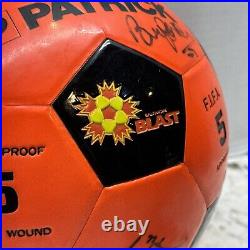 Vintage MISL Official Patrick Game Ball 1980's Baltimore Blast Signed Ball