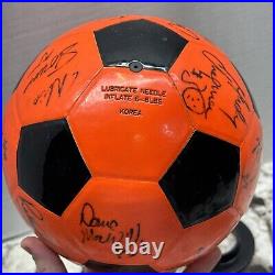 Vintage MISL Official Patrick Game Ball 1980's Baltimore Blast Signed Ball