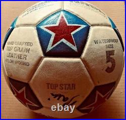 Vintage Original 1978 NASL'Oakland Stompers' Signed Soccer Ball Shep Messing