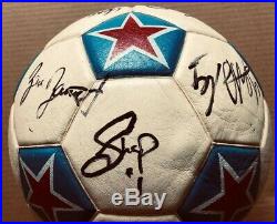 Vintage Original 1978 NASL'Oakland Stompers' Signed Soccer Ball Shep Messing