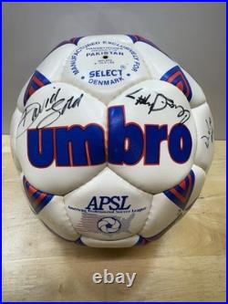 Vintage San Jose Earthquakes Team Signed Soccer Ball MLS Autographed Ball Umbro