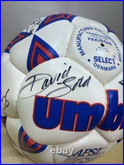 Vintage San Jose Earthquakes Team Signed Soccer Ball MLS Autographed Ball Umbro