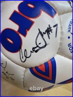 Vintage San Jose Earthquakes Team Signed Soccer Ball MLS Autographed Ball Umbro