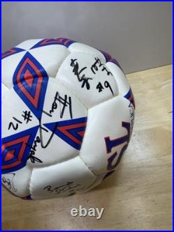 Vintage San Jose Earthquakes Team Signed Soccer Ball MLS Autographed Ball Umbro