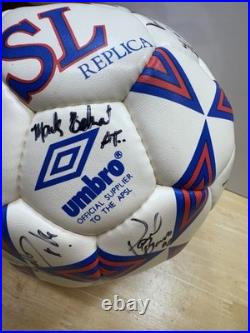 Vintage San Jose Earthquakes Team Signed Soccer Ball MLS Autographed Ball Umbro
