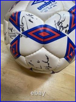 Vintage San Jose Earthquakes Team Signed Soccer Ball MLS Autographed Ball Umbro