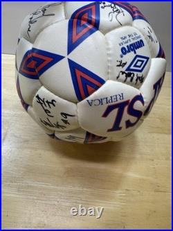 Vintage San Jose Earthquakes Team Signed Soccer Ball MLS Autographed Ball Umbro