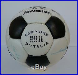 Vintage Valsport Super Flex Pallone Calcio Juventus Signed Originale Soccer Ball