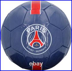 Vitinha Paris Saint-Germain Autographed Blue Soccer Ball