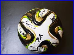 WC 2014 Germany Signed Official Brazuca Final Rio MDT Match Ball + Official COA