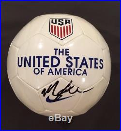 WITH PROOF! MALLORY PUGH Signed Autographed USA Womens Soccer Ball Mal SUPERSTAR