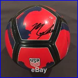 WITH PROOF! MALLORY PUGH Signed Autographed USA Womens Soccer Ball Mal SUPERSTAR