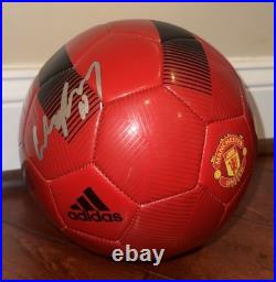 Wayne Rooney Autographed Signed Official Manchester United Soccer Ball JSA COA