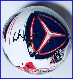 Wayne Rooney Signed Autograph Soccer Ball Coa DC United Futbol Manchester Englan