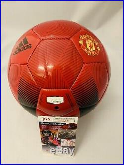 Wayne Rooney Signed Manchester United Soccer Ball England Autograph+jsa Coa