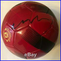 Wayne Rooney Signed Manchester United Soccer Ball England Icon Jsa Coa