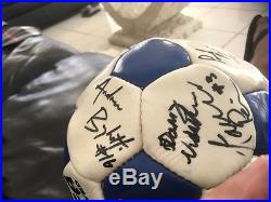 West Adelaide Nsl Hellas Sharks Rare Signed Soccer Ball Great Players Signos