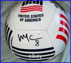 Weston McKennie Signed USA Soccer Ball With Proof
